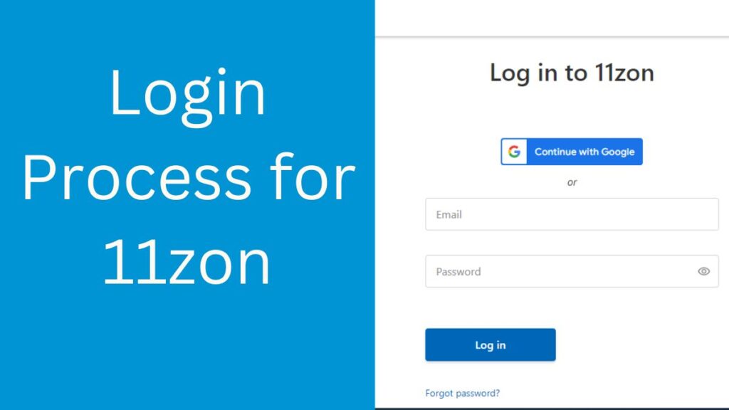 Login Process for 11zon
